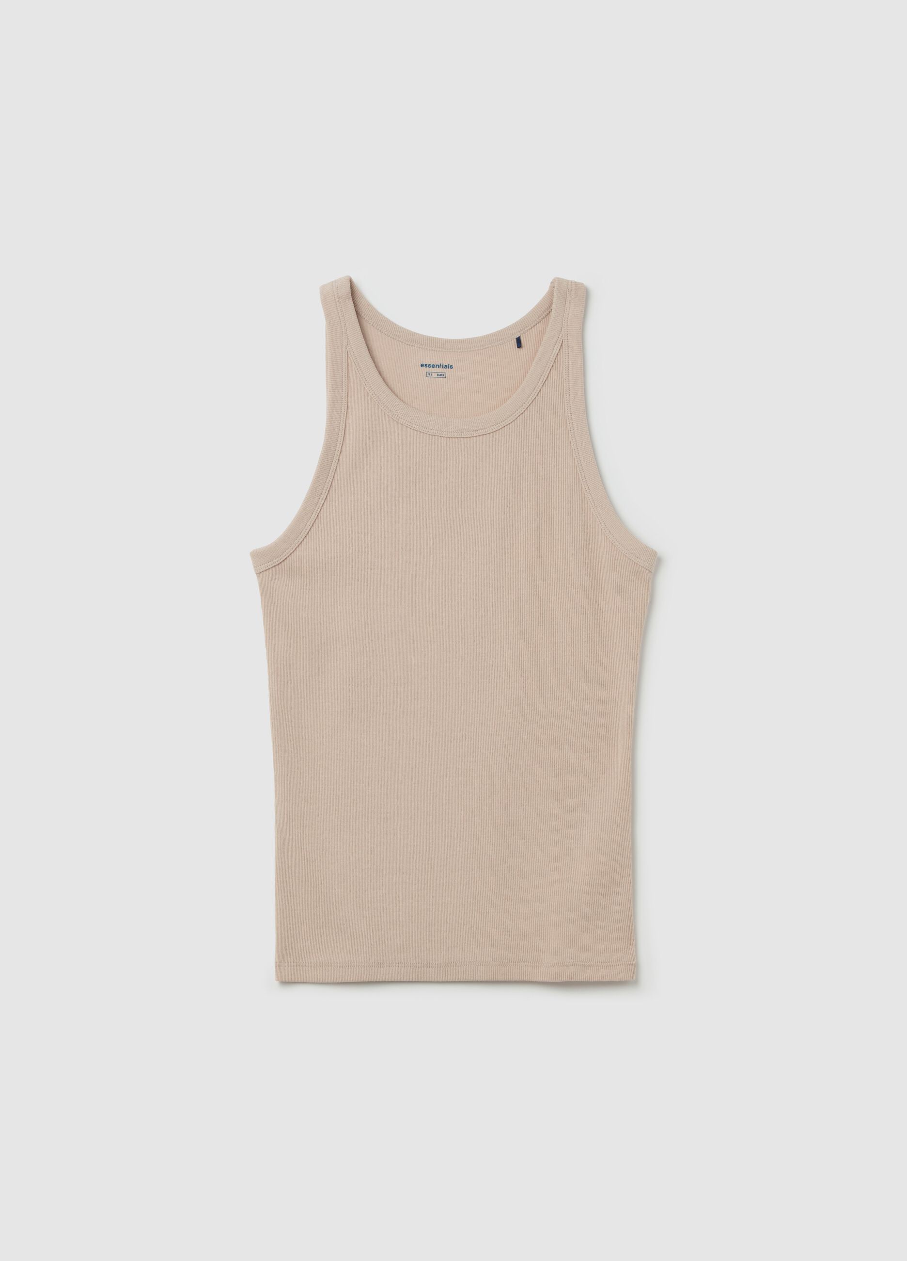 Ribbed tank top