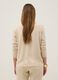 Maglione premaman beige in misto viscosa con lavorazione in pizzo_2