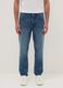 Blue Pure Cotton Regular Fit Jeans_1