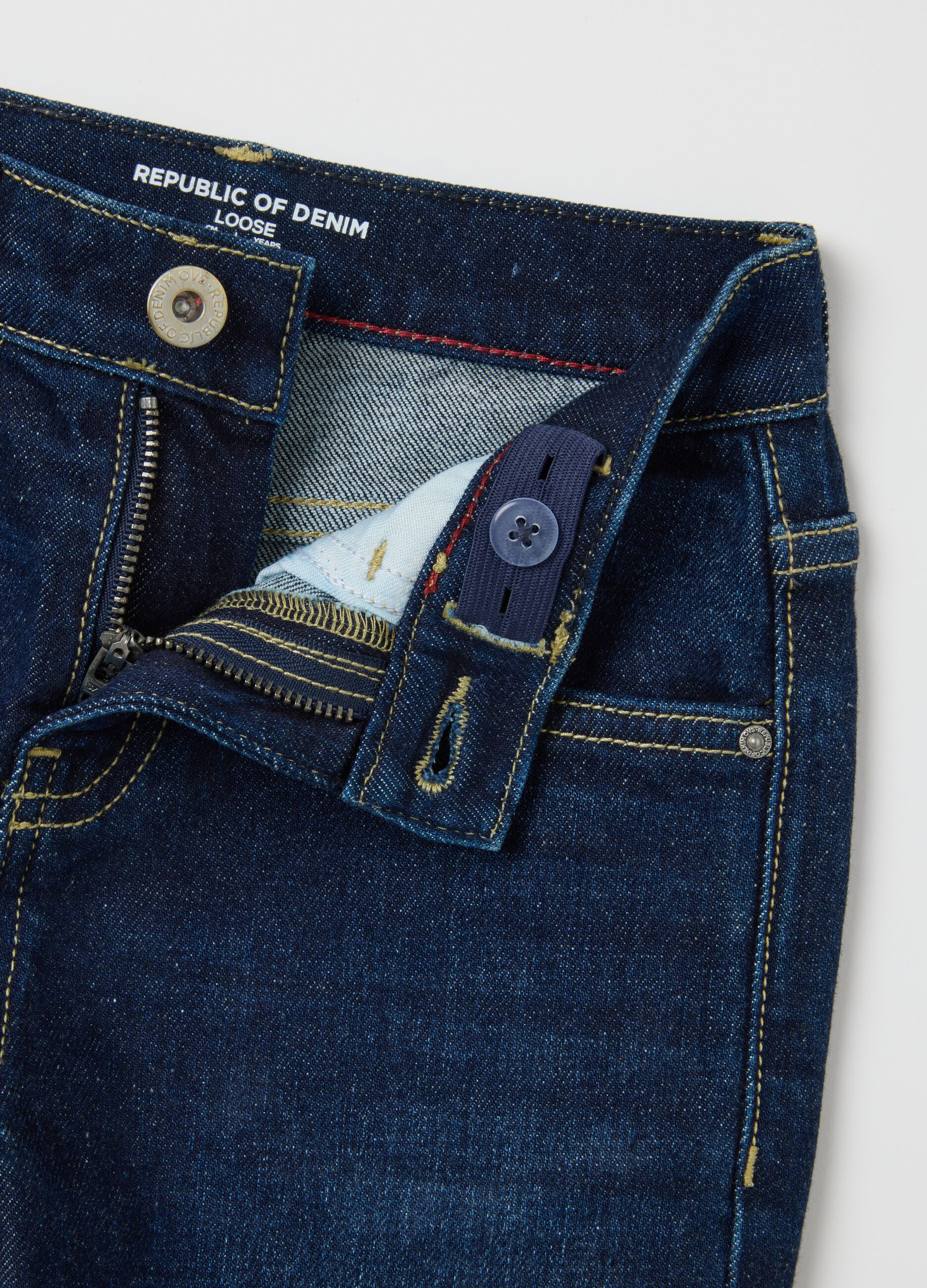Children's loose fit denim jeans