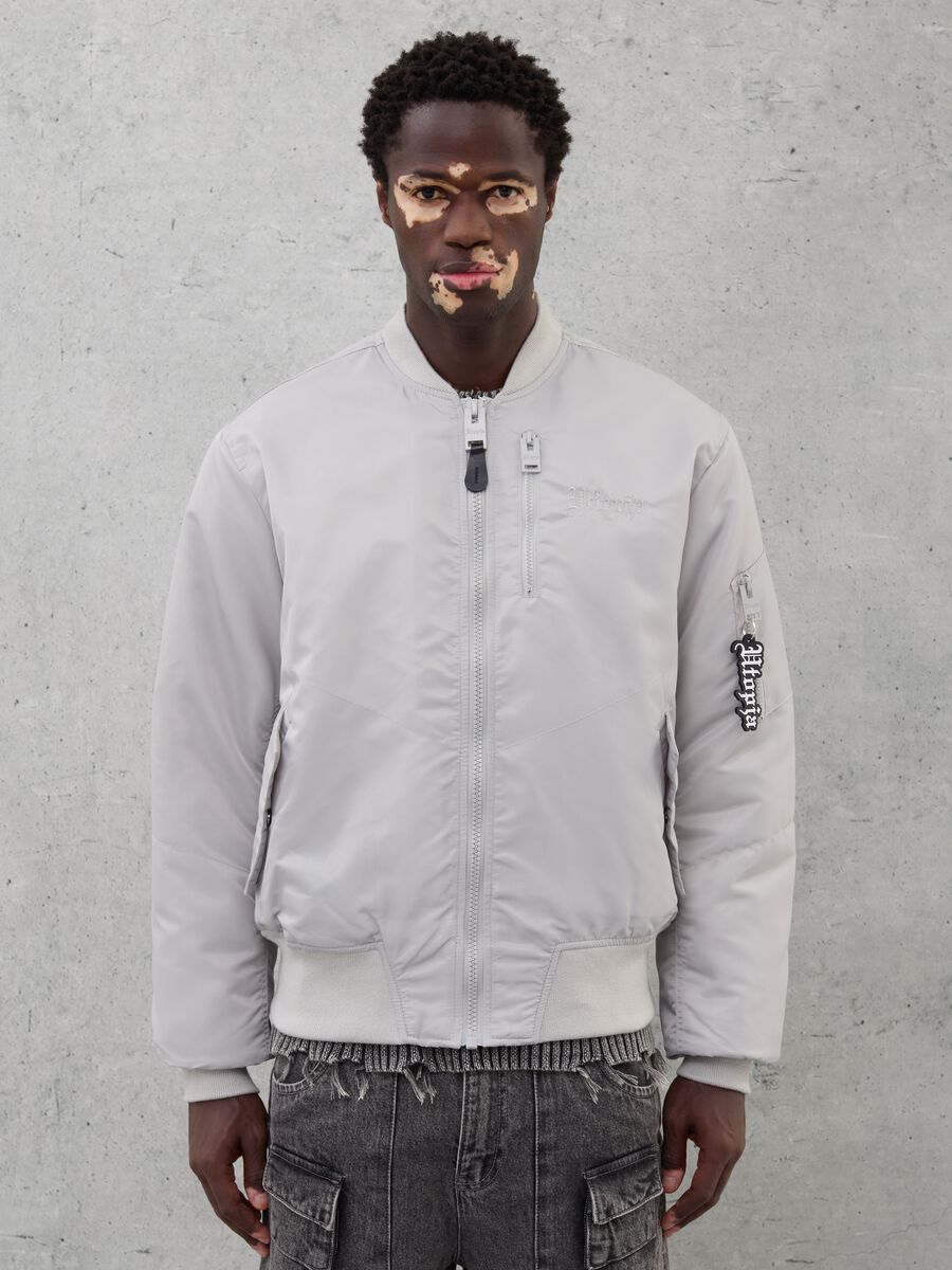 Perfect Bomber Jacket Light Grey_1