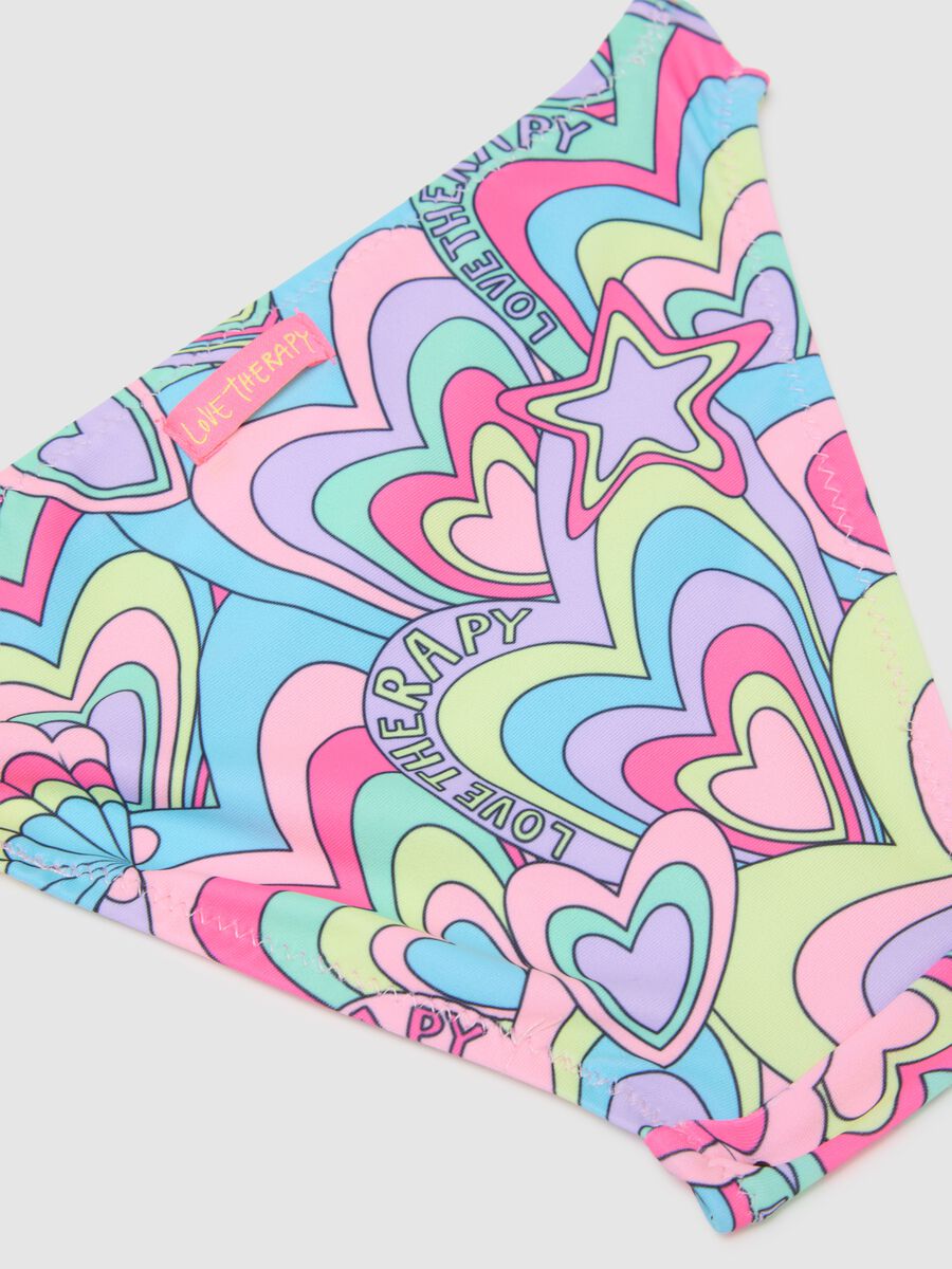 Multicolour Stretch Blend Girls' Bikini_3