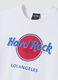 White pure cotton T-shirt with front print_1