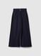 Blue Flare Stretch Cotton Trousers_4