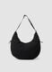 Black shoulder bag with adjustable strap_1