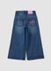 Pure cotton denim jeans with heart details_1