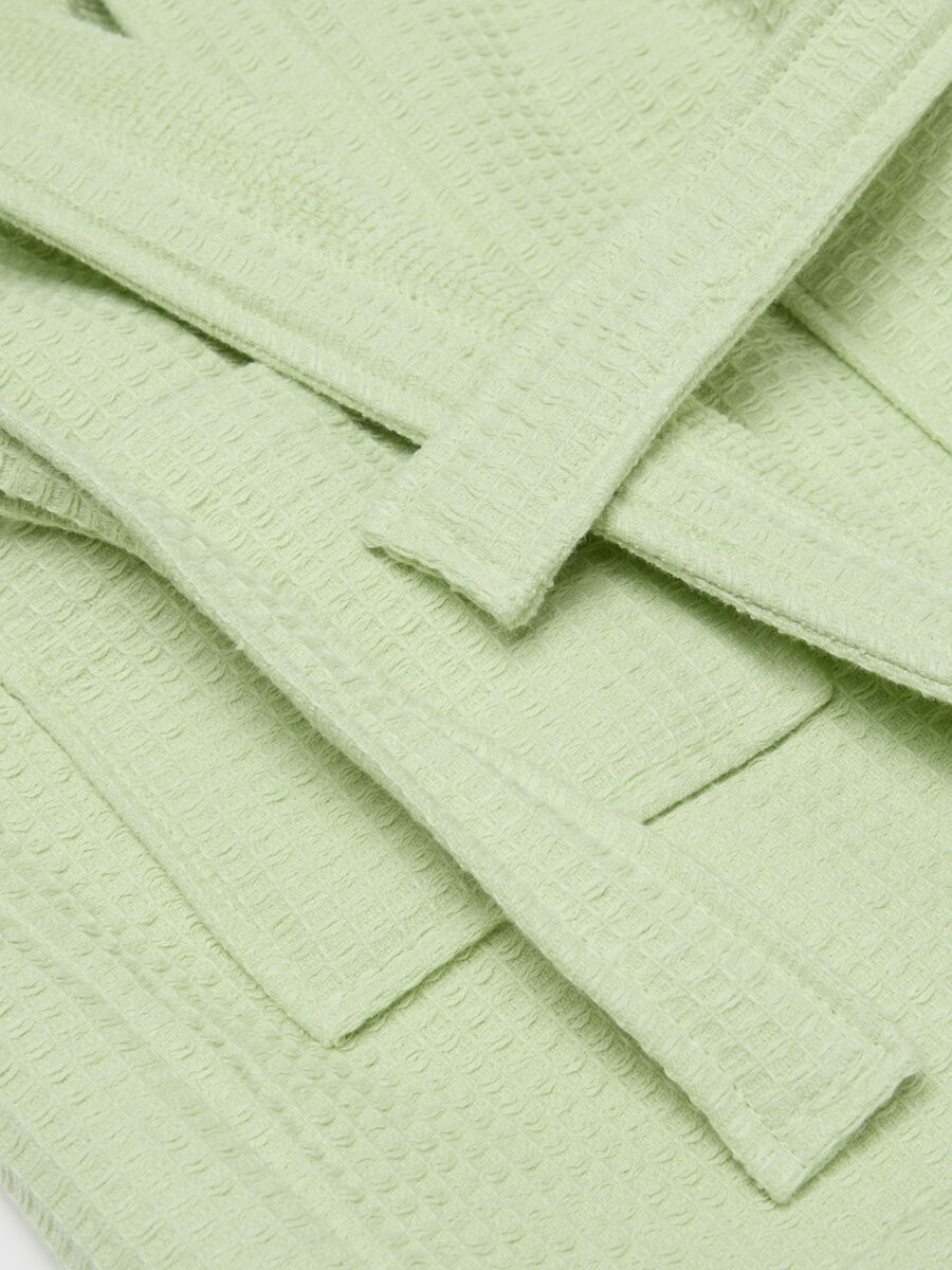 Dinosaur bathrobe with waffle weave_2
