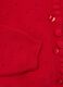 Girls' Red Pure Cotton Regular Fit Cardigan_3