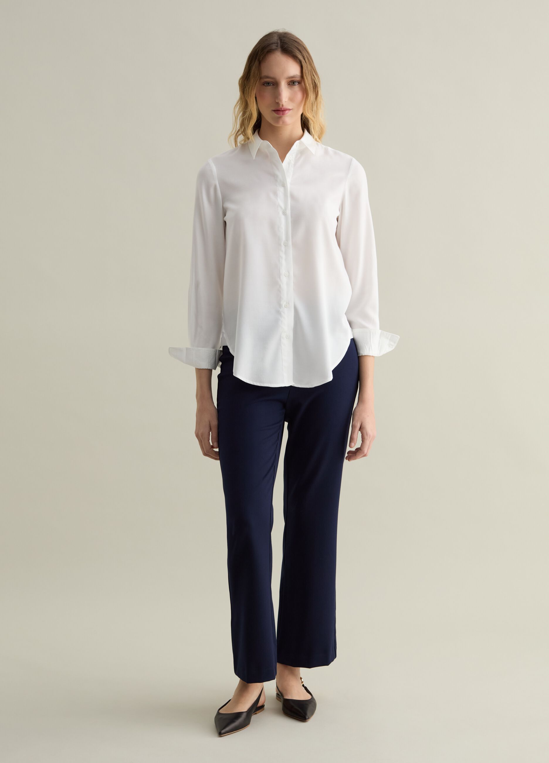Camicia in misto viscosa