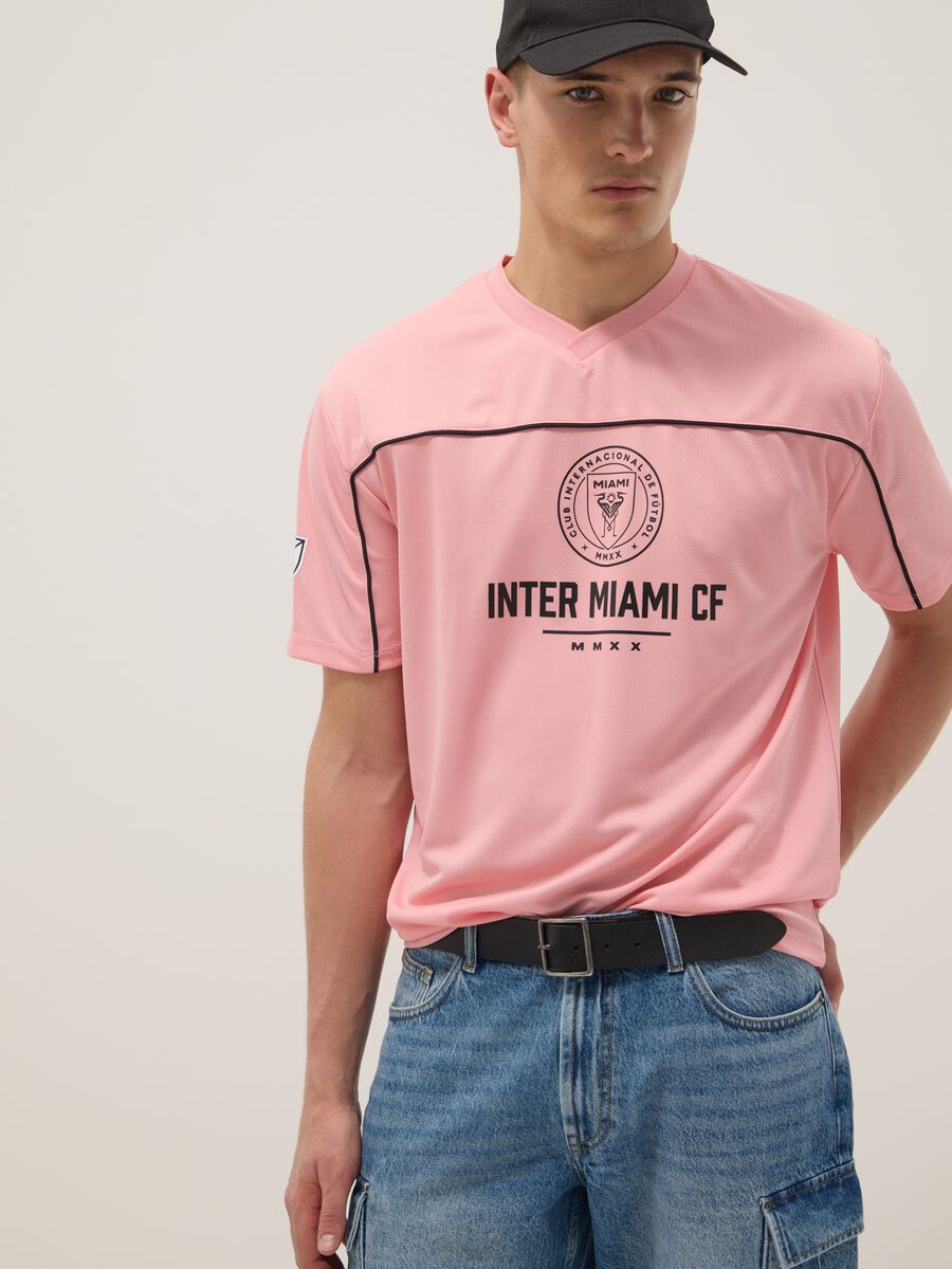 Inter Miami CF regular fit pink pure cotton T-shirt_0