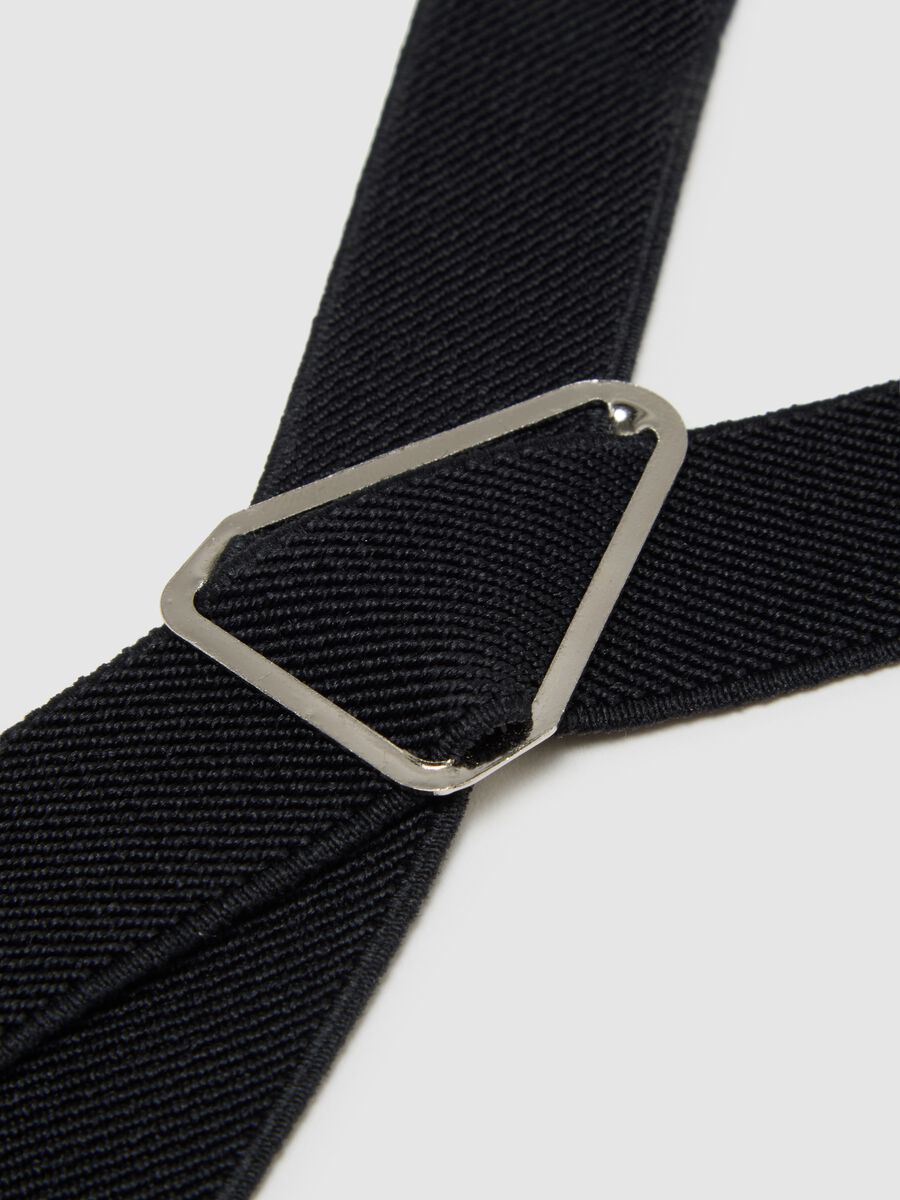 Black suspenders with metal clips_2
