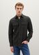 Black pure cotton regular fit shirt with pockets_2