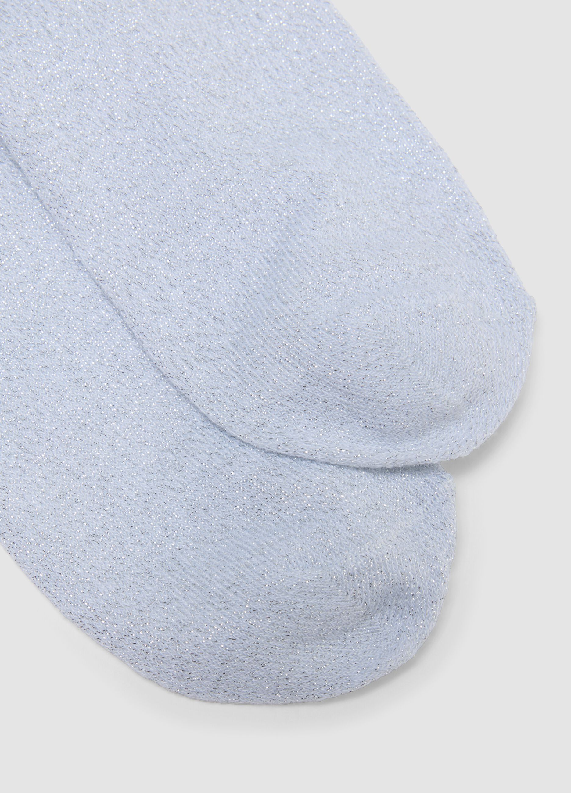 Calzini azzurri in cotone organico