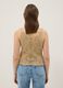 Beige open-knit viscose-blend top, regular fit_3