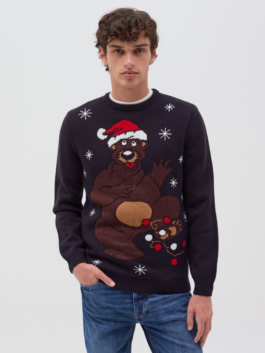 Christmas Jumper with Christmas bear_0
