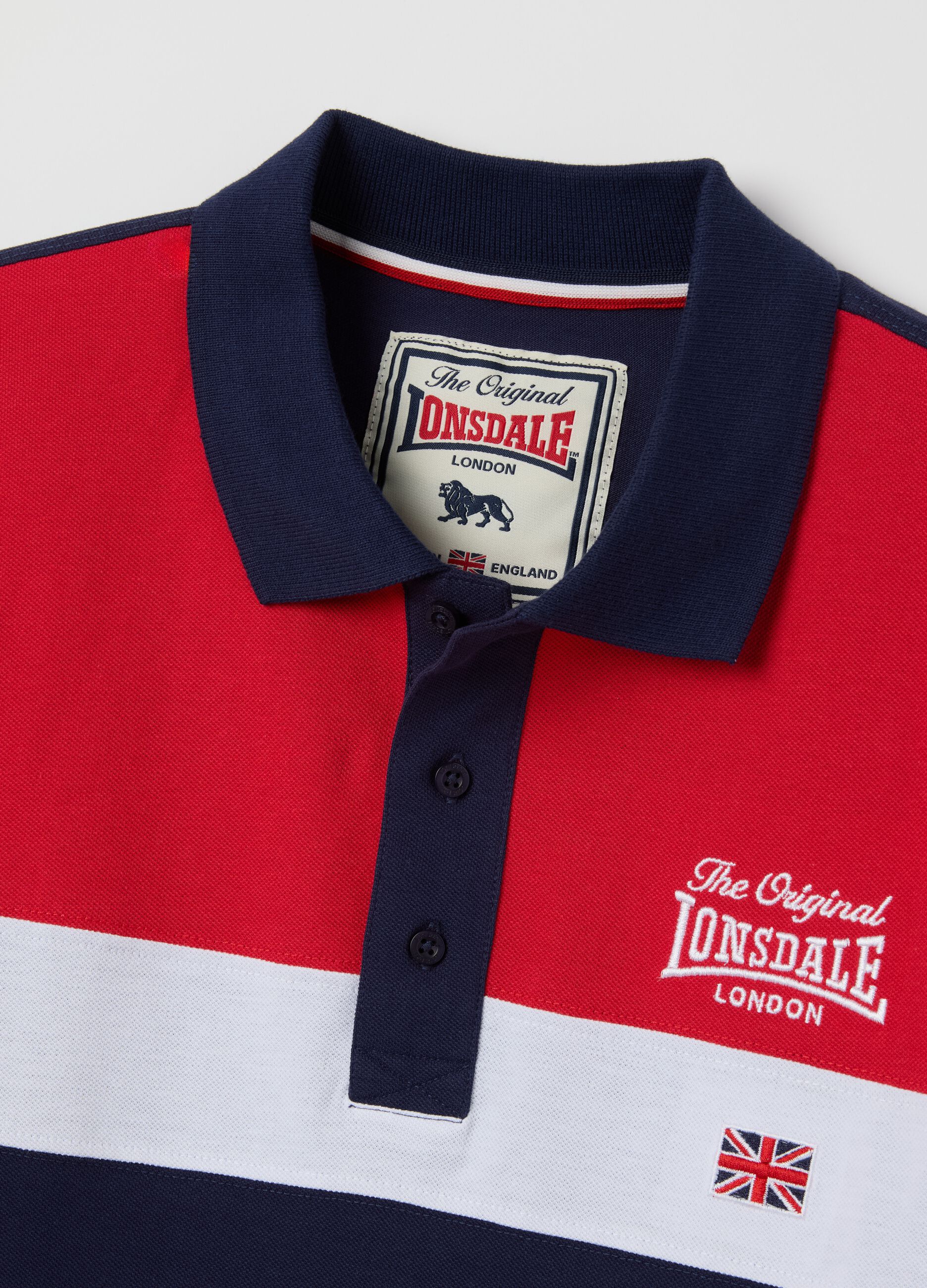 Men's pure cotton multicolour polo