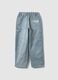 Boys&rsquo; multicolour striped pure cotton denim trousers, relaxed fit_4