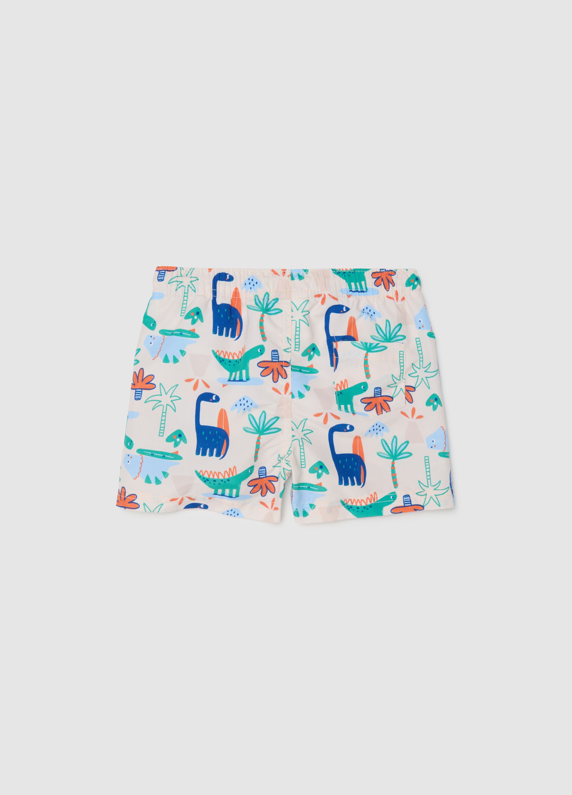 Children's multicolour regular fit swimwear with elasticated waist