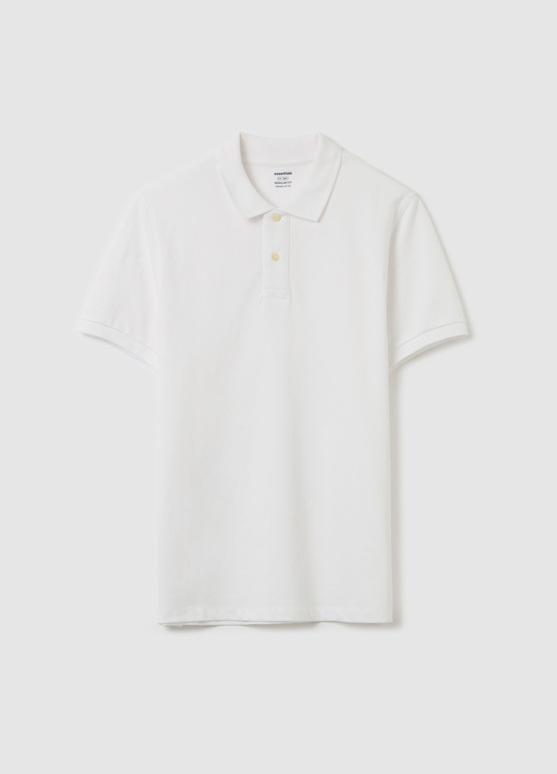 Polo shirt in organic cotton piquet