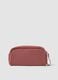 Pink zip wash bag with wrist strap_1