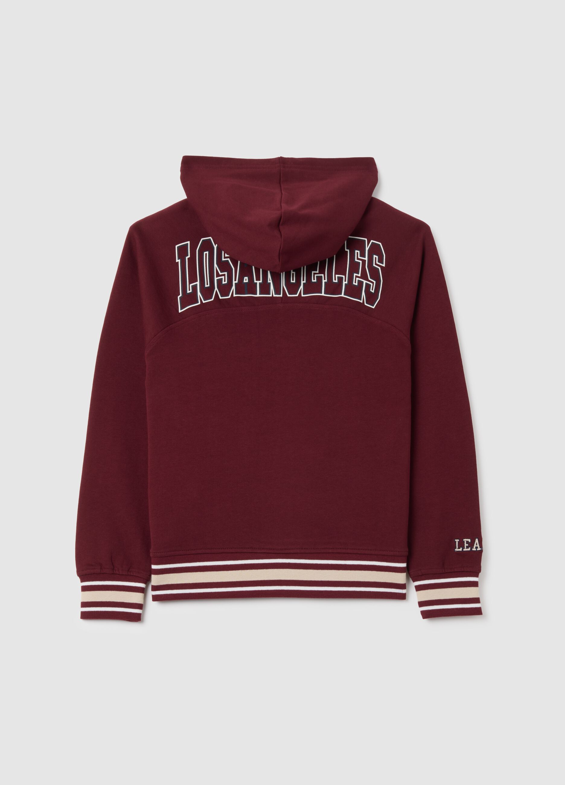Felpa da ragazzo in puro cotone multicolor regular fit