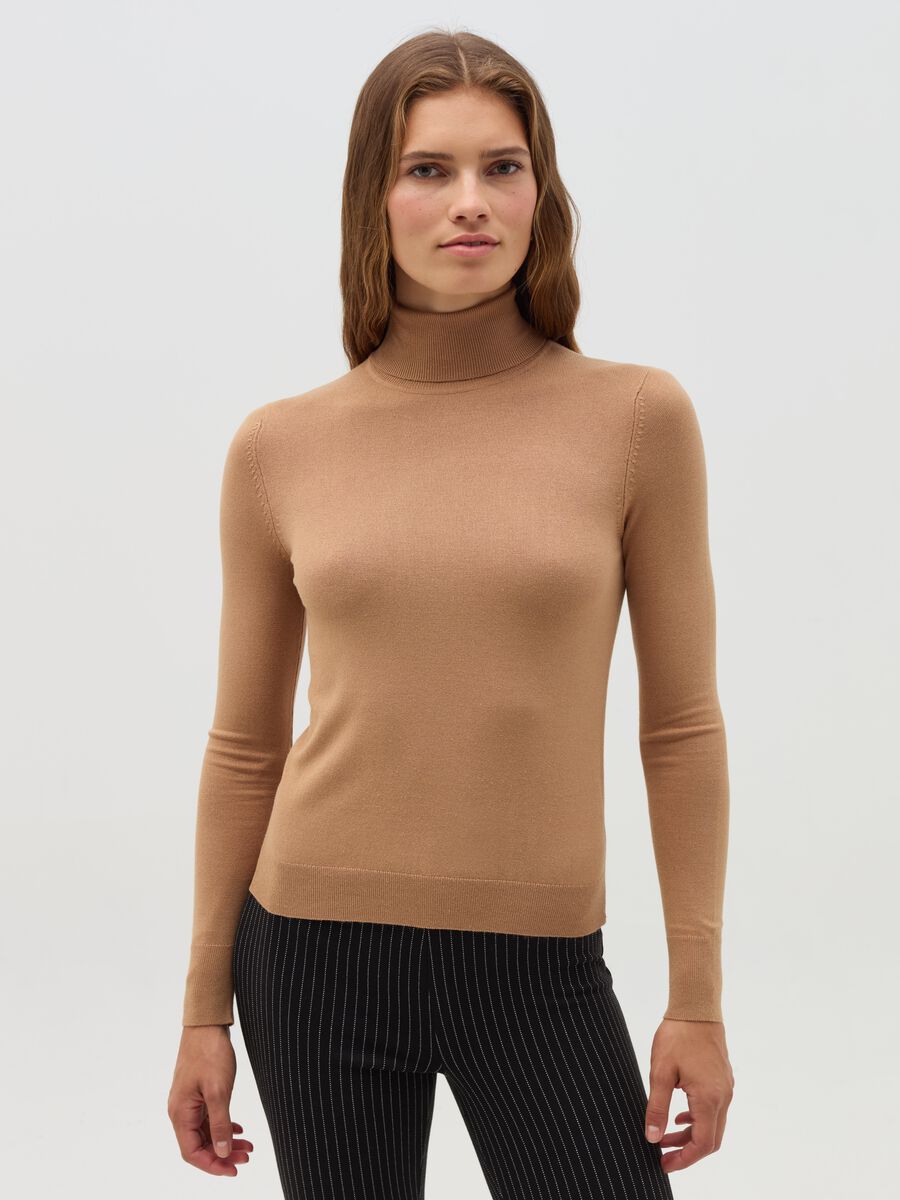 Pullover a collo alto_0