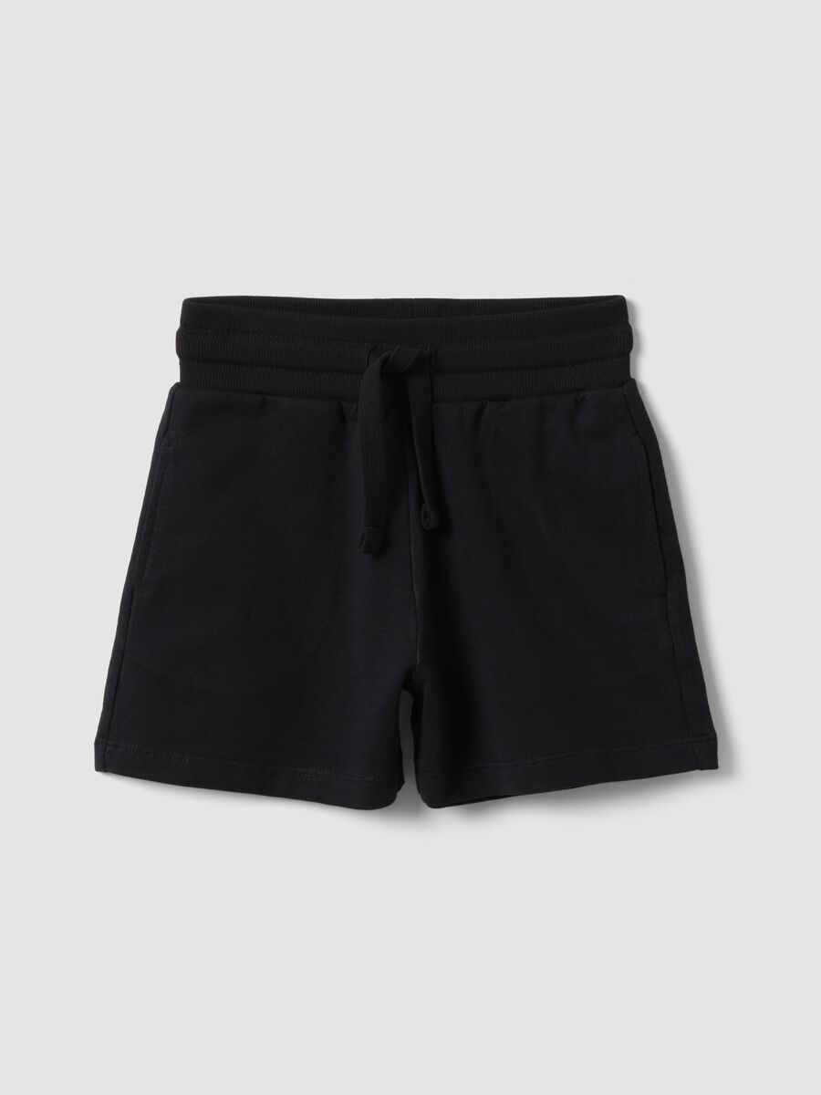 Blue pure cotton shorts_0