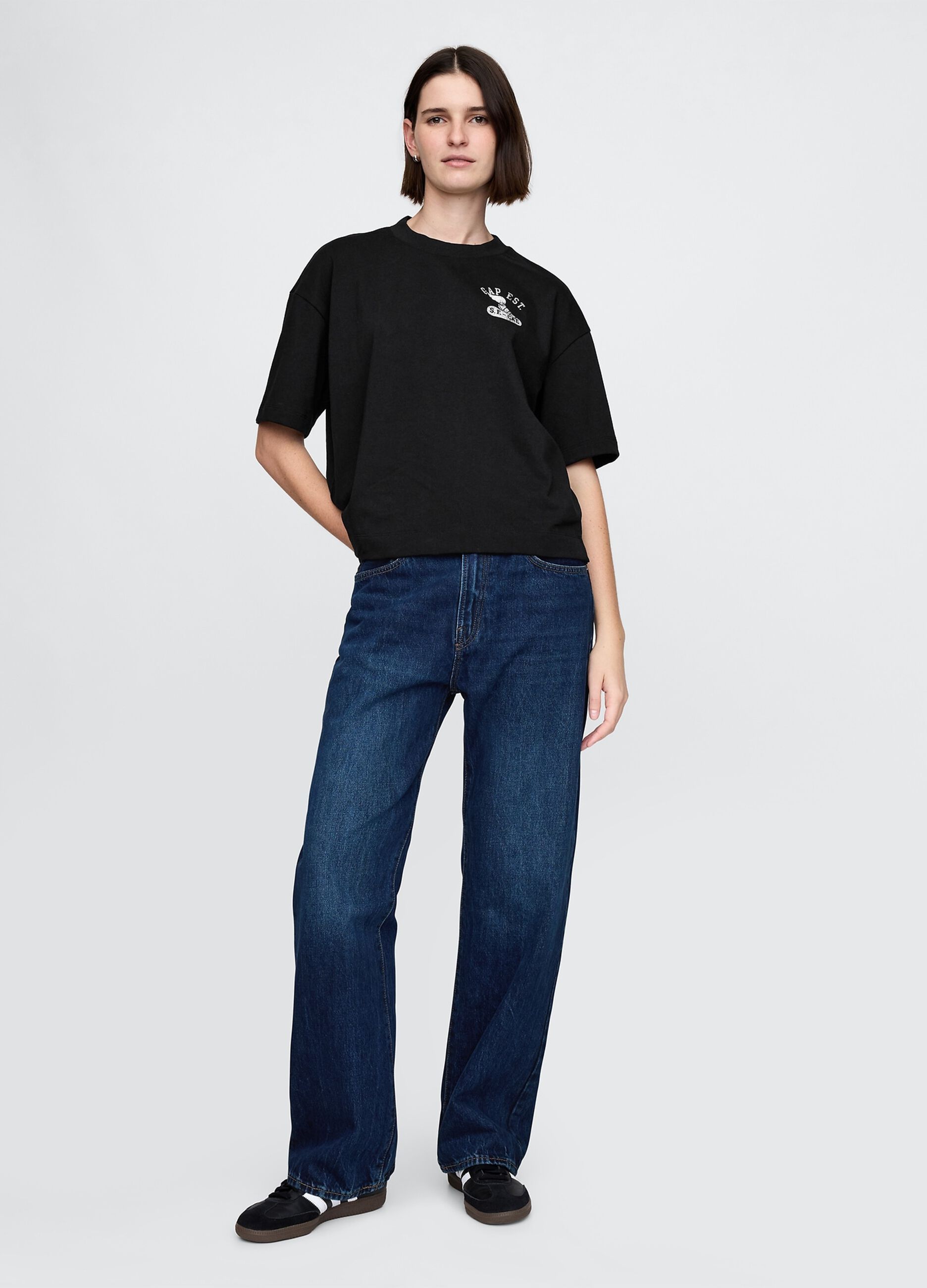 Black GAP Cotton T-shirt