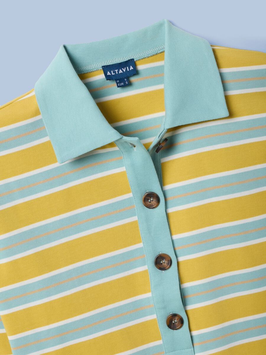 ALTAVIA SAILING long-sleeve striped polo shirt in pure cotton_5