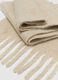 Beige scarf with fringes_2