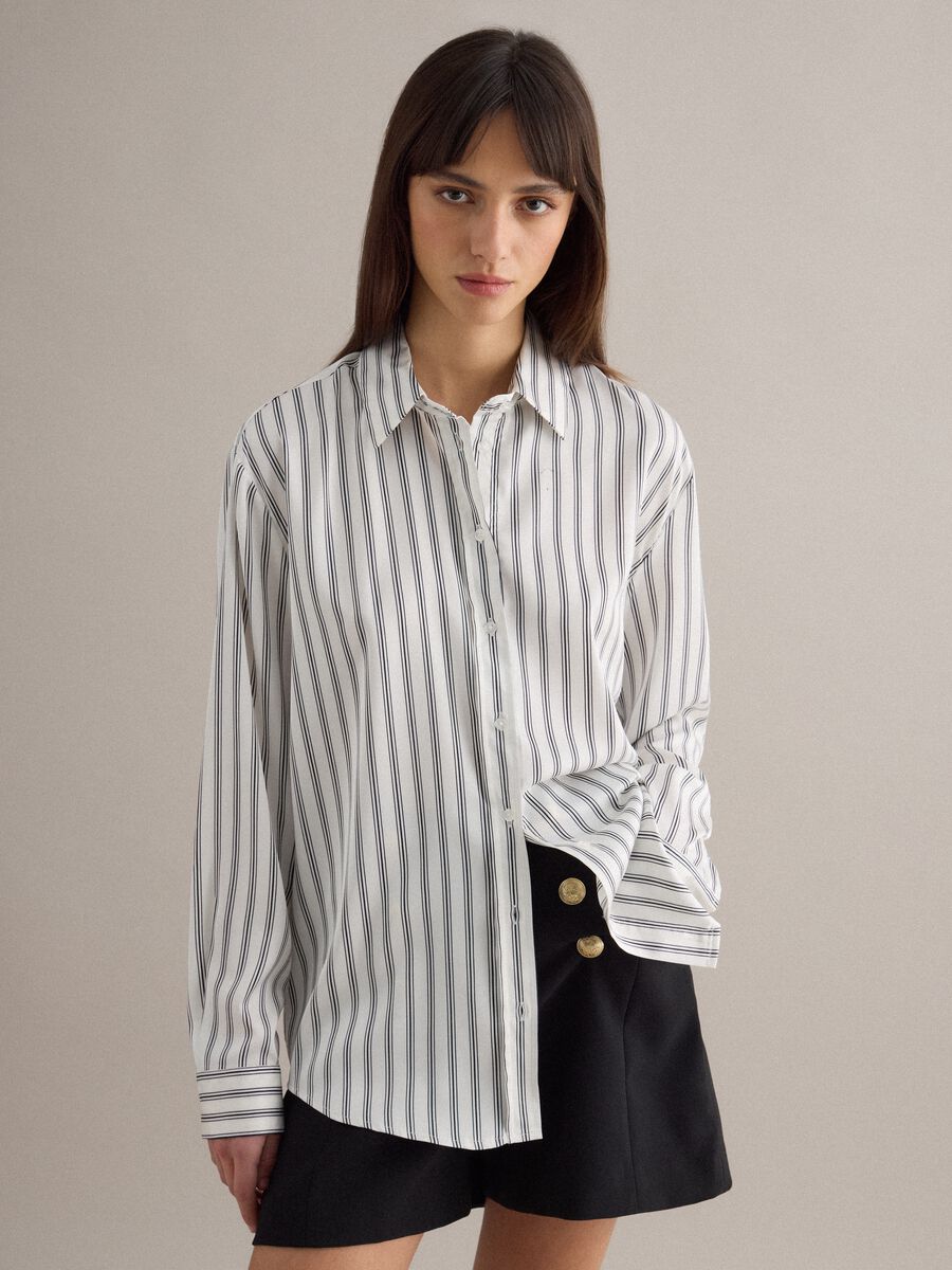 Regular fit multicolour striped long sleeve shirt_1