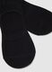 Women's black elasticated cotton socks set_1