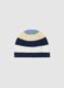 Pure cotton striped multicolour hat for babies_0