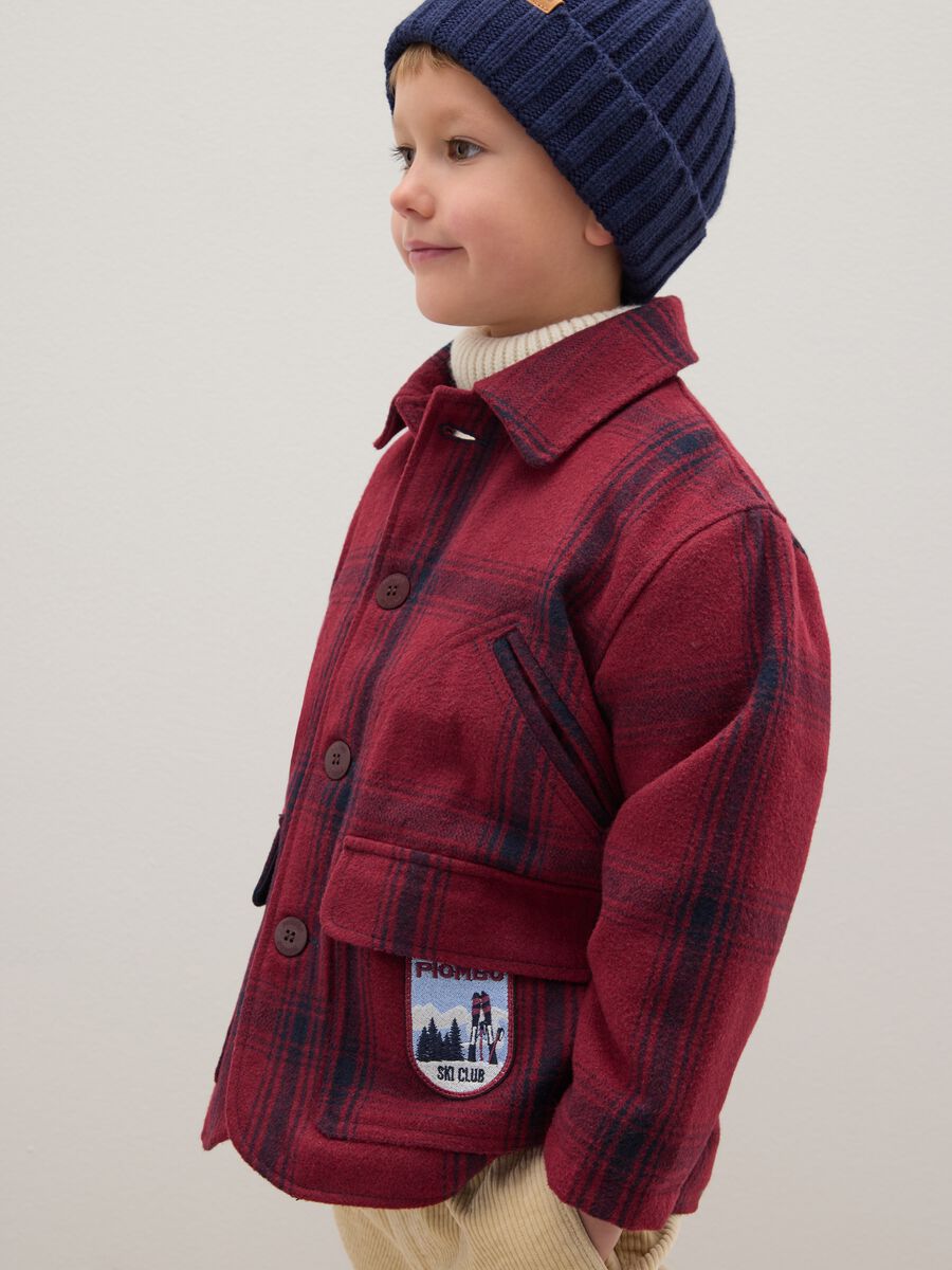 Giacca a quadri multicolor da bambino regular fit_2