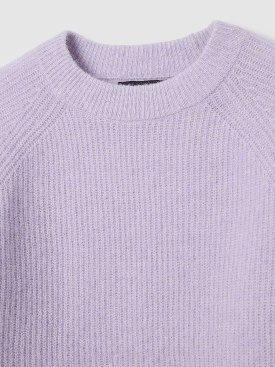 Lilac Regular Fit Sweater_5