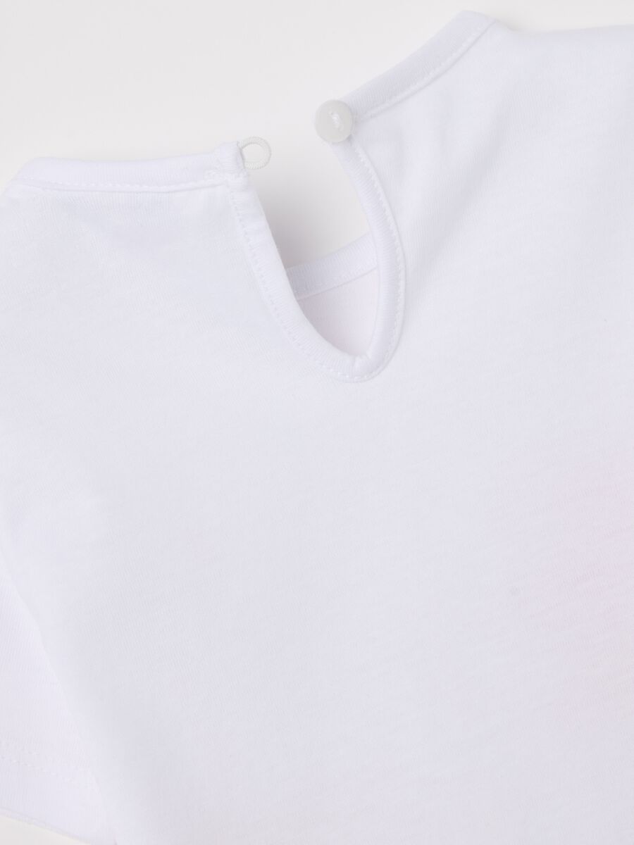 Cotton T-shirt with rabbits print_2