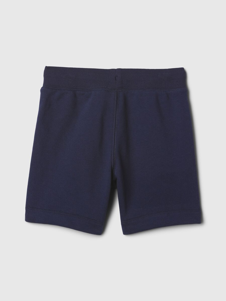 Bermuda joggers with logo print_1