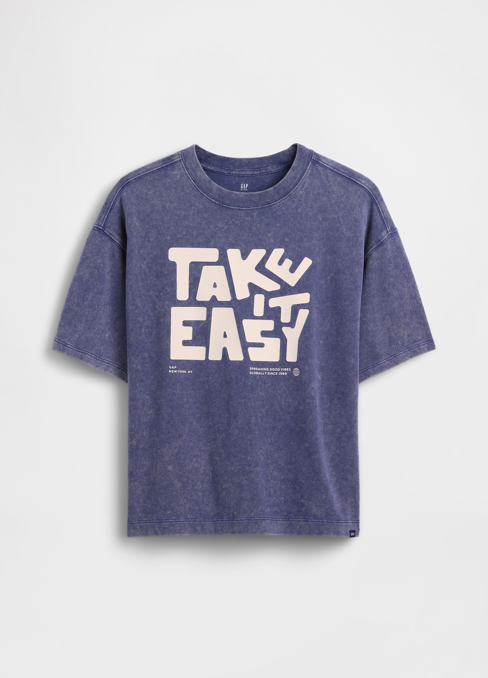 Short-sleeved pure cotton t-shirt