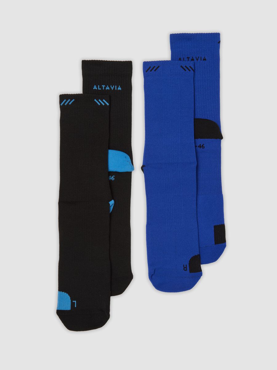 2-pack of ALTAVIA RUNNING stretch-fabric mid-calf sports socks_0