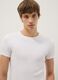 White slim fit stretch cotton t-shirt_3