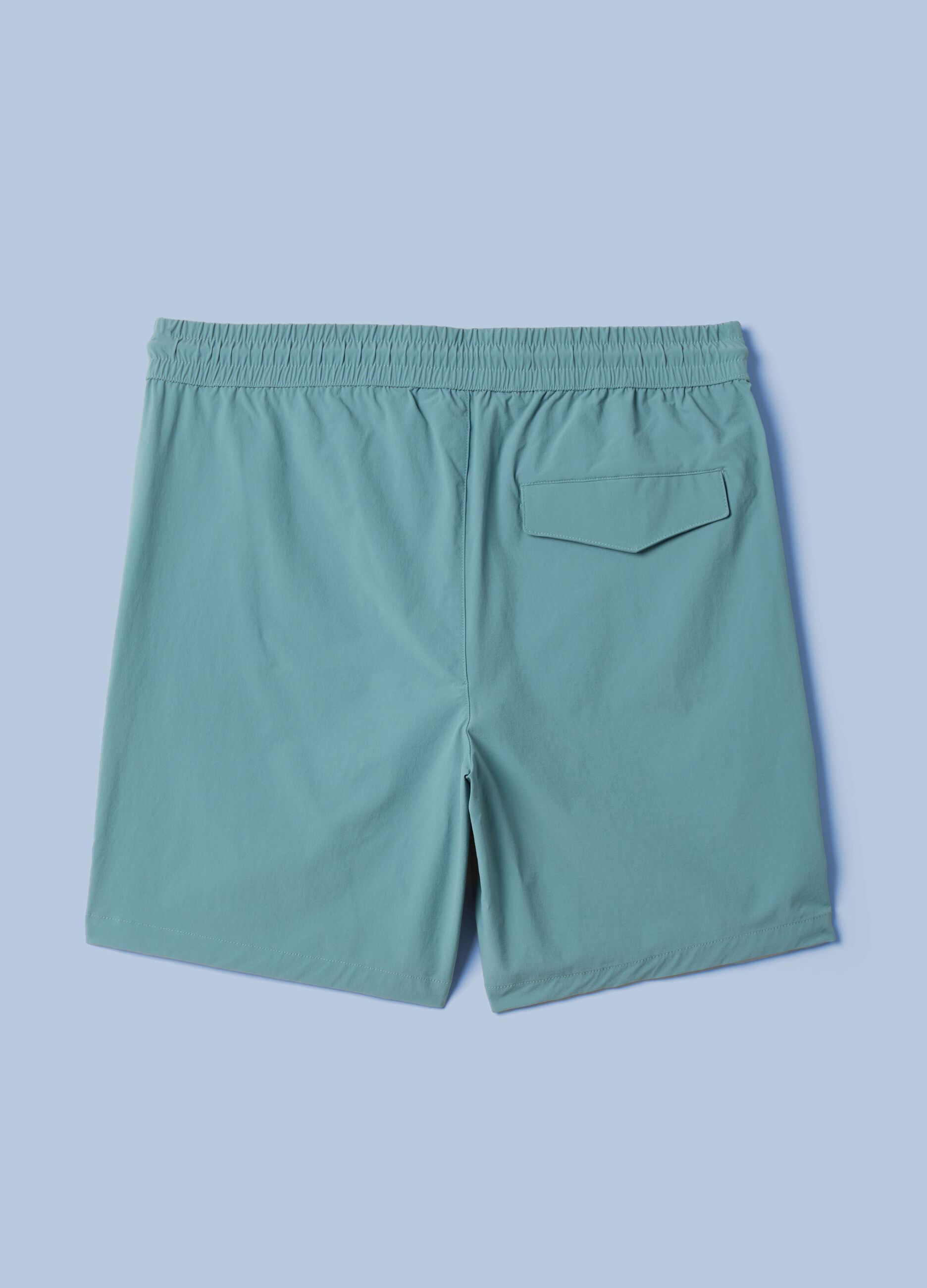 Green ALTAVIA SAILING shorts in stretch fabric