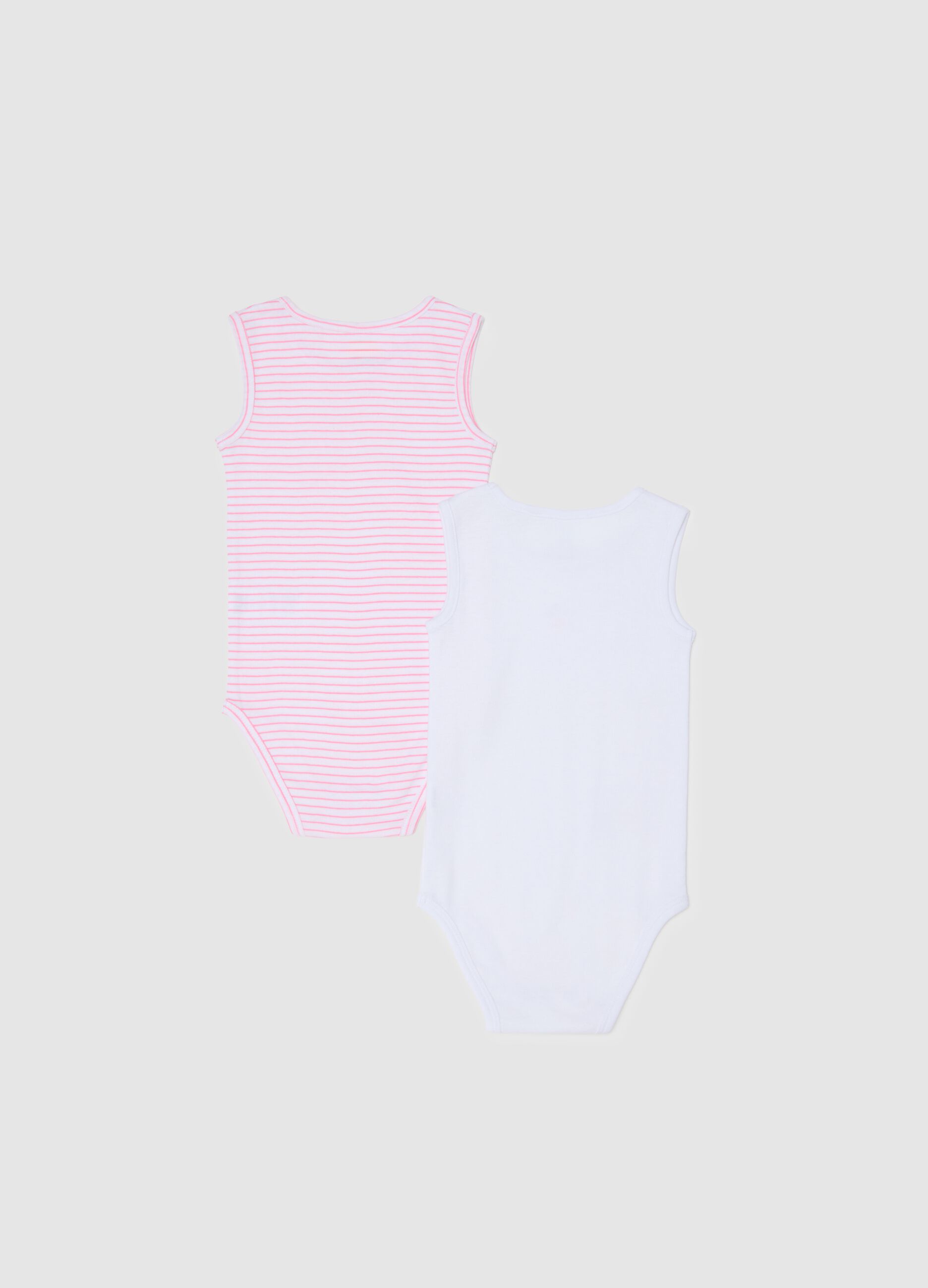 Multicolour pure cotton baby bodysuit set
