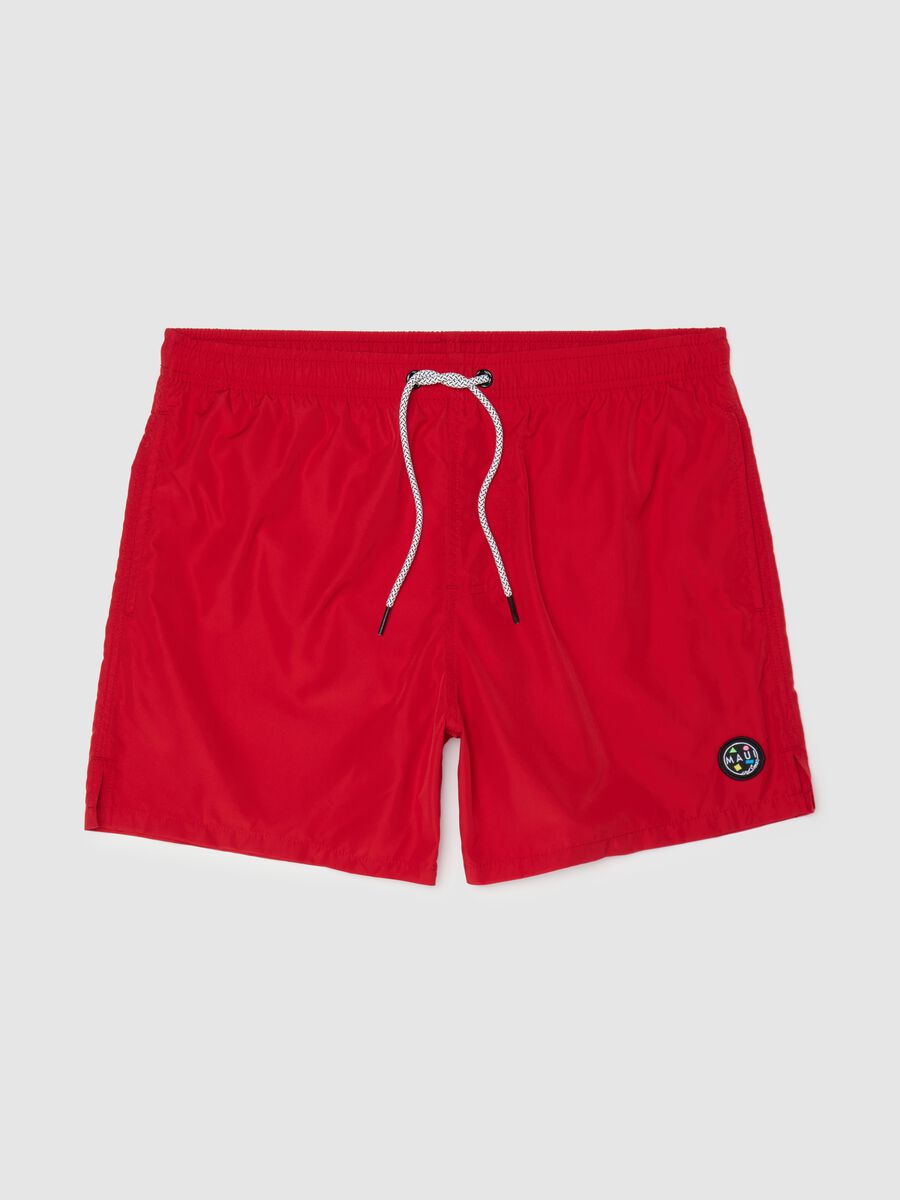 Maui Red Swim Shorts_4