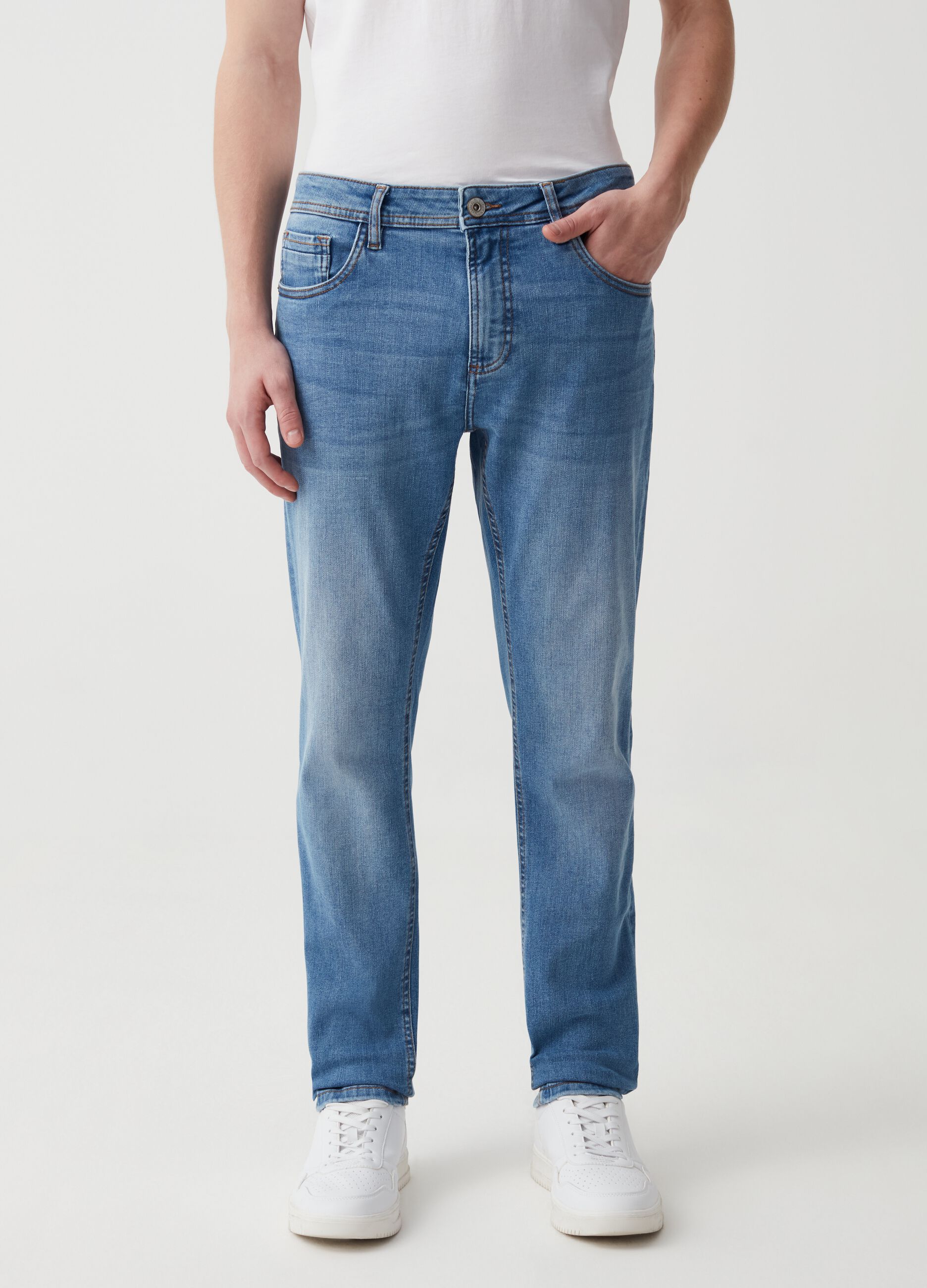 Jeans skinny fit stretch cinque tasche