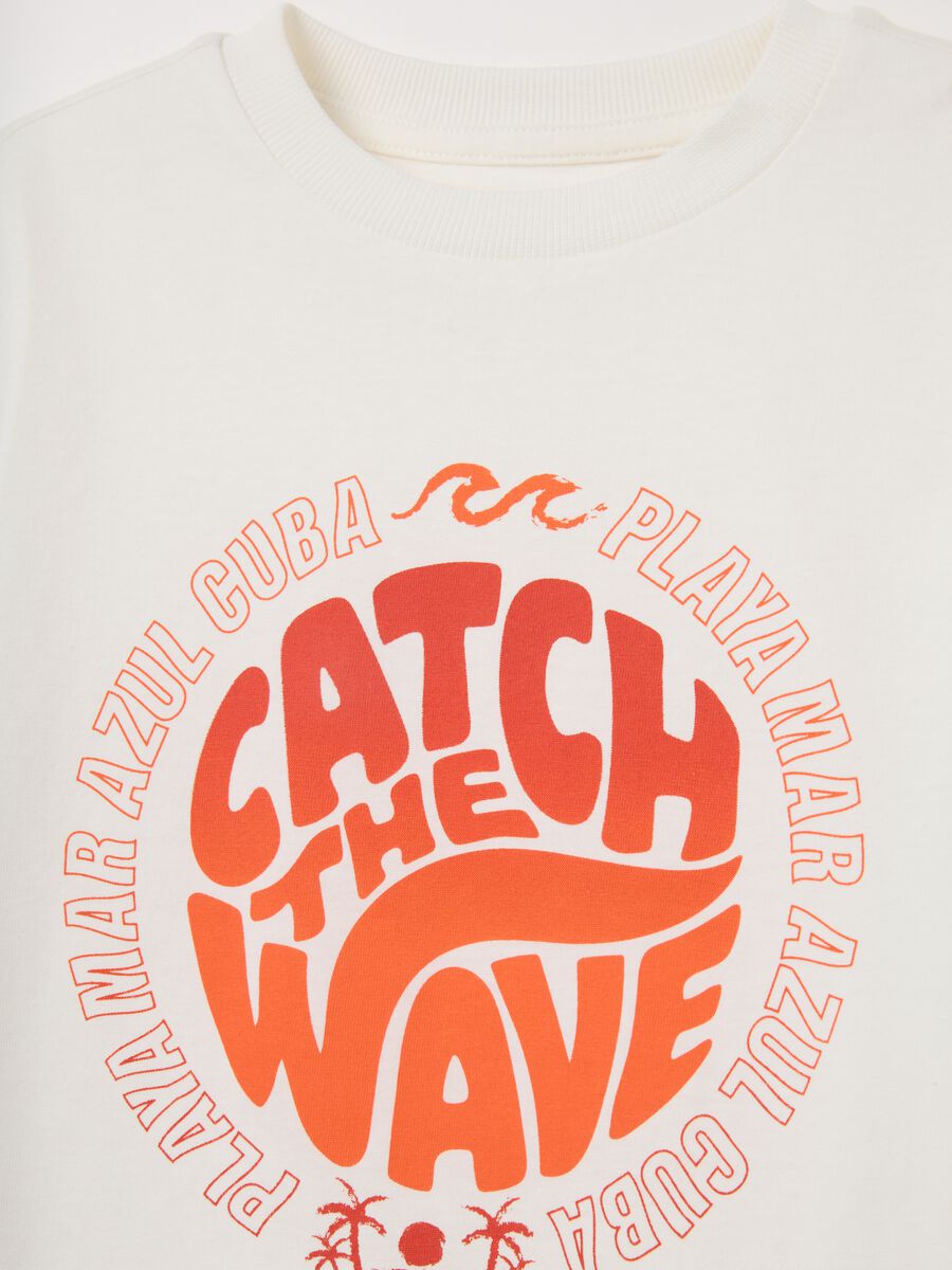 White pure cotton kids' t-shirt regular fit_2