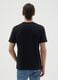 Black pure cotton T-shirt regular fit with print_3