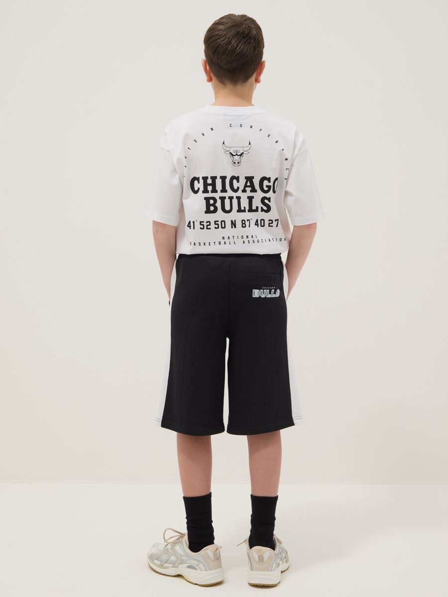 Black NBA Cotton Blend Shorts_1