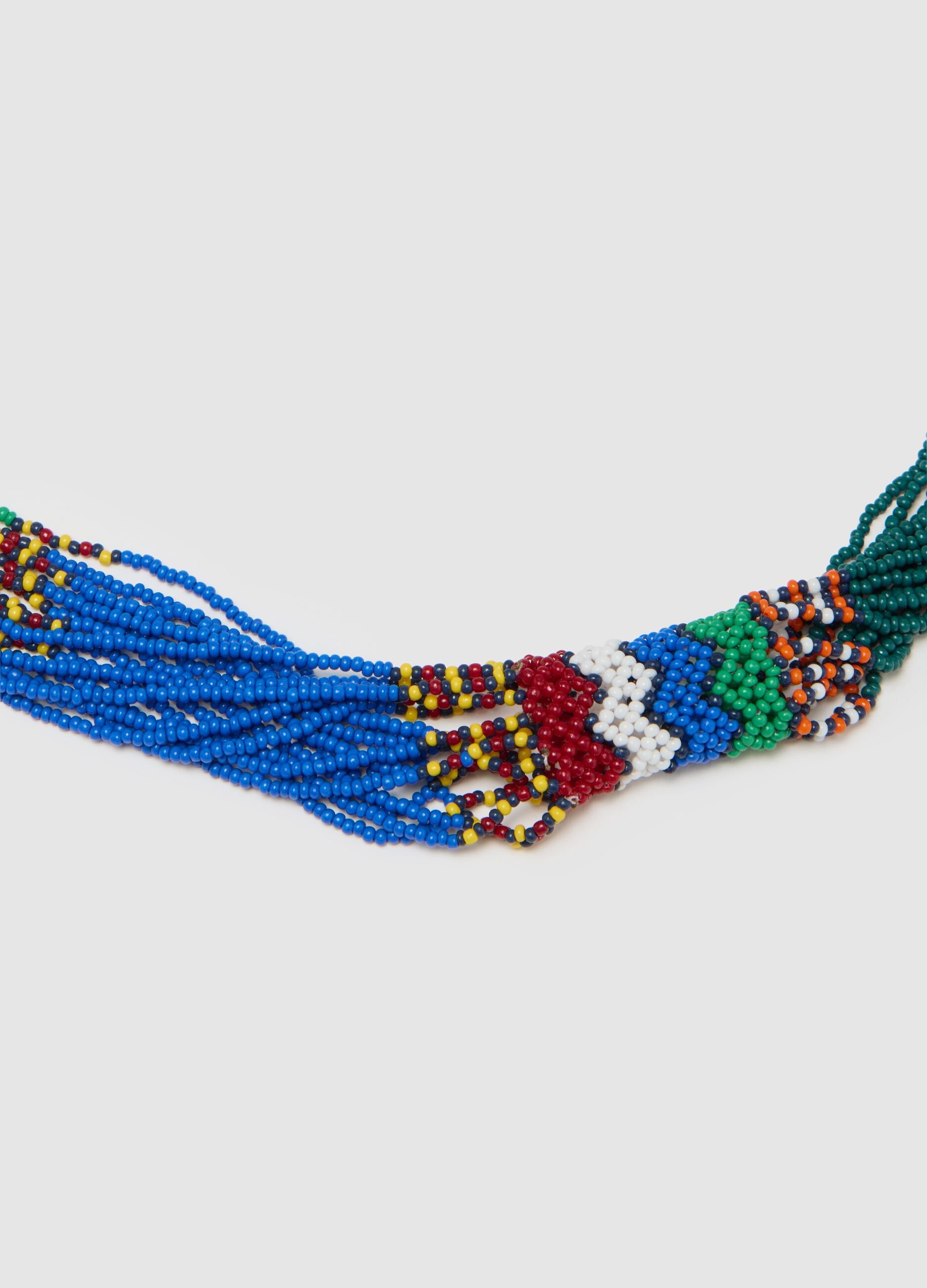 Collana da donna in vetro multicolor