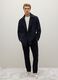 Blue Stretch Cotton Trousers Regular Fit_0