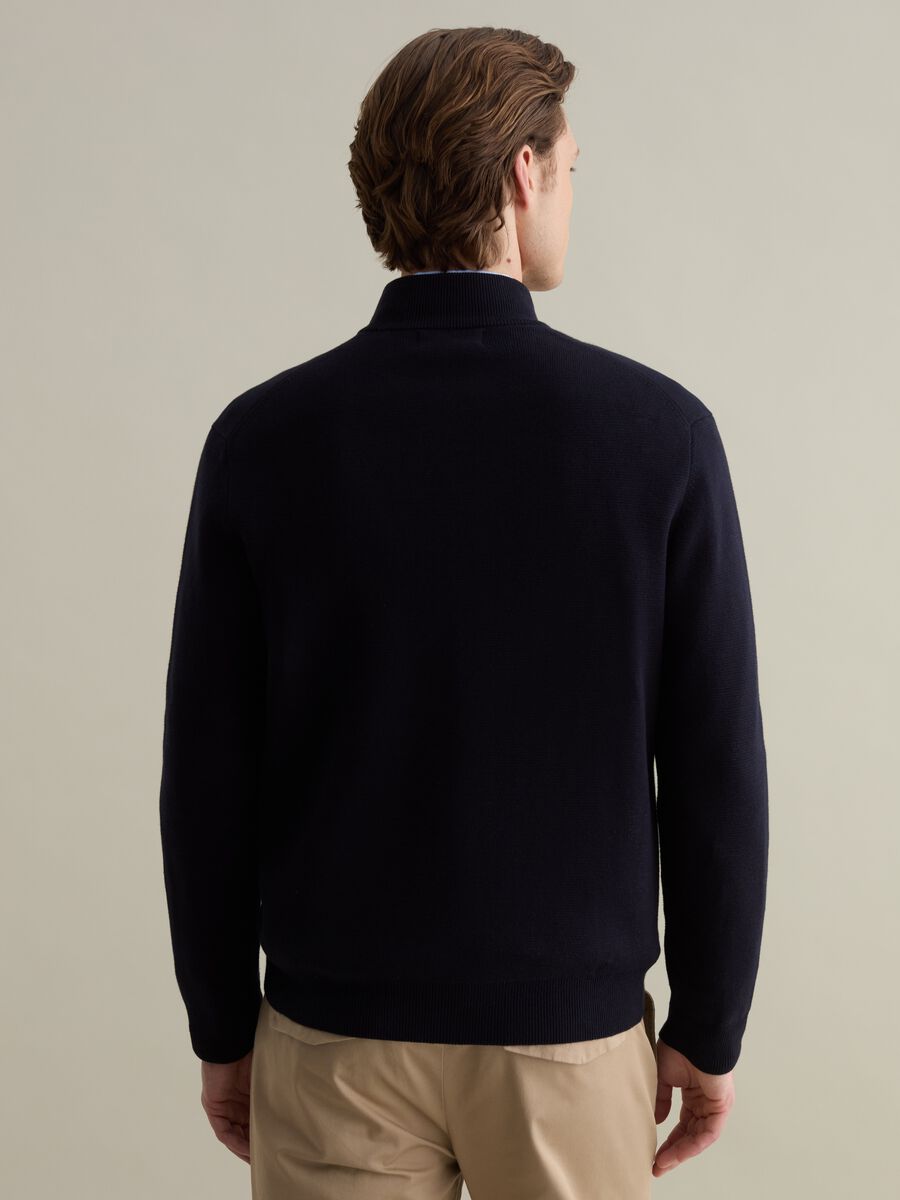 Full-zip cardigan with high neck_2